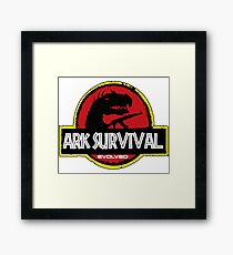 ark game pc jurasic evolved survival gun Framed Print