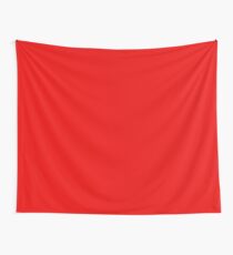 Plain Simple Red Wall Tapestry