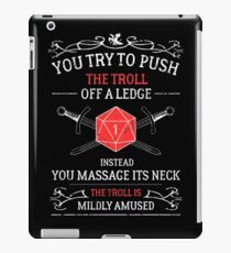 D20 Tabletop RPG DND Funny Gaming Humor iPad Case/Skin