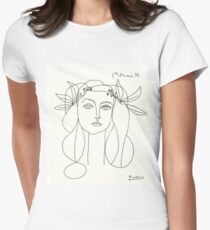 Camiseta entallada Bosquejo de Picasso