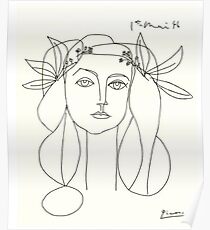 Póster Bosquejo de Picasso