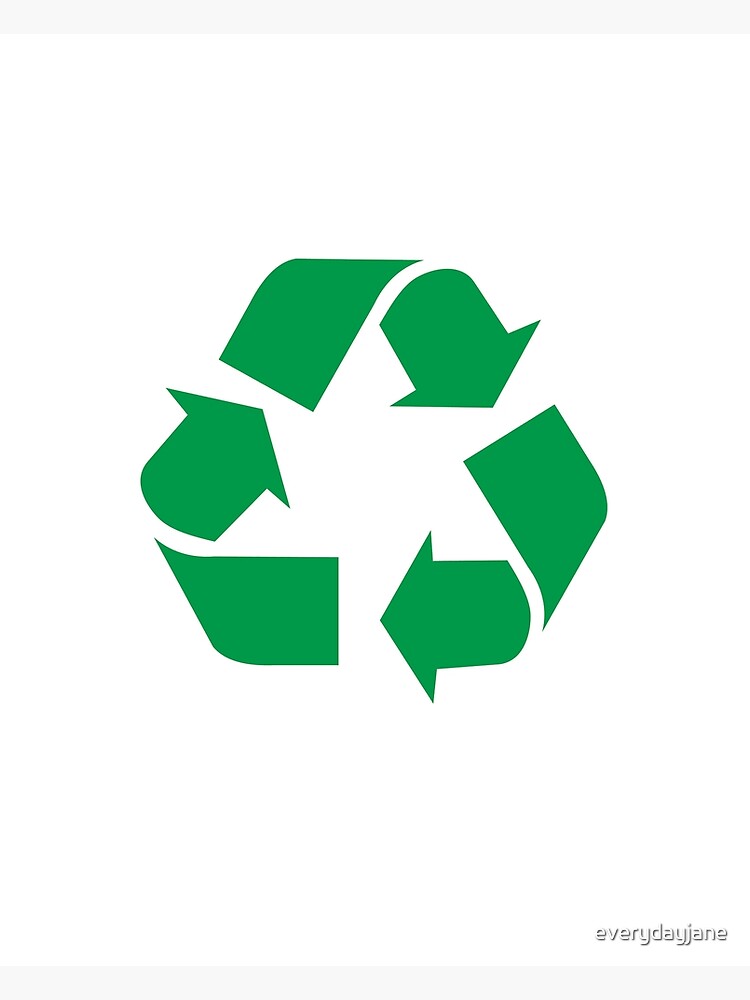 Recycle Logo Please Be Kind To The Earth Greeting Card By