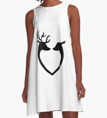 I Love You My Deer A-Line Dress