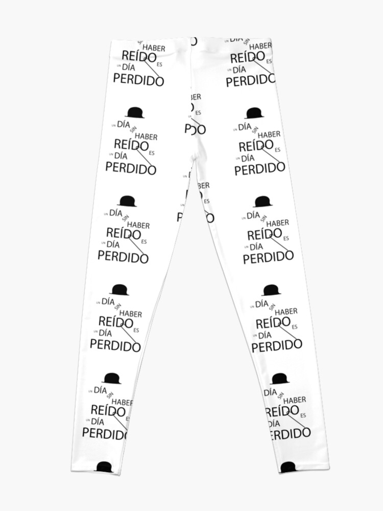 Vista alternativa de Leggings Un día sin haber reído es un día perdido, Charlot