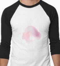 Face silhouette Men's Baseball ¾ T-Shirt