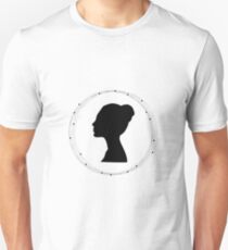 Women's face silhouette Unisex T-Shirt
