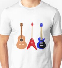 Guitars set illustration Unisex T-Shirt