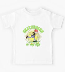 Skatebooard funny lifestyle Kids Tee
