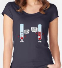 Cute Funny Negative Blood! Women's Fitted Scoop T-Shirt