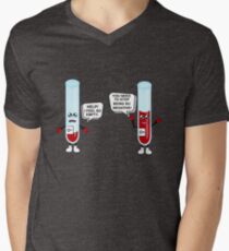 Cute Funny Negative Blood! Men's V-Neck T-Shirt