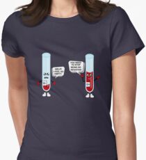 Cute Funny Negative Blood! Women's Fitted T-Shirt