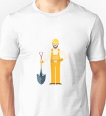 Worker illustartion Unisex T-Shirt