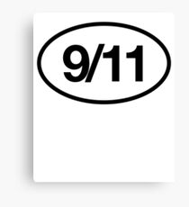 9/11 Nine Eleven For Politics Protest Canvas Print