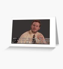 Parks & Recreation - Andy Dwyer When Life Gives You Lemons Greeting Card