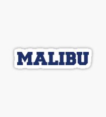Malibu - California Born Pride Sticker