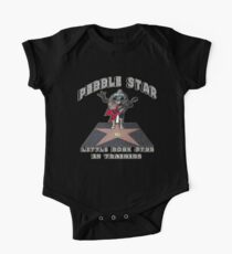 PEBBLE STAR LITTLE ROCK STAR IN TRAINING One Piece - Short Sleeve