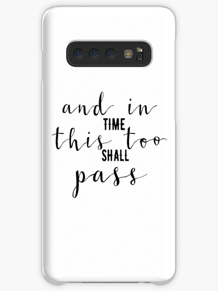 Christian Quote And In Time This Too Shall Pass Caseskin For Samsung Galaxy By Christianstore