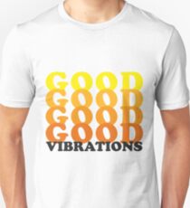 Gute Vibrationen - Retro Slim Fit T-Shirt