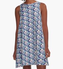 PLAYFUL BLACK AND WHITE PANDA A-Line Dress