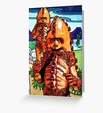 Weetabix Doctor Who 1977 Zygons Greeting Card
