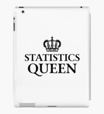 Statistics Queen iPad Case/Skin