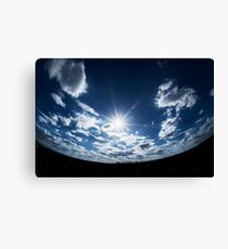 Blue Planet Inverse Canvas Print