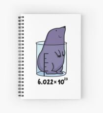 Chemistry Mole Animal Pun Spiral Notebook