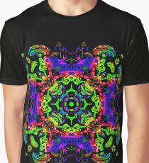 Psychedelic Mushroom Square Graphic T-Shirt