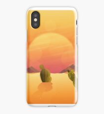 The flat desert. iPhone Case