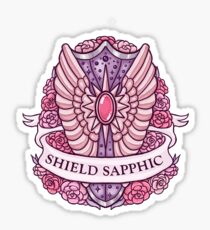 SHIELD SAPPHIC Sticker