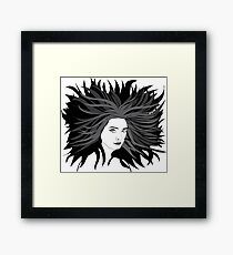 Black and White Framed Print