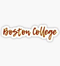 Boston College Script Sticker