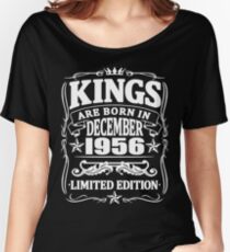 Kings are born in december 1956 Women's Relaxed Fit T-Shirt