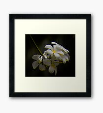 Smell the Chill Framed Print