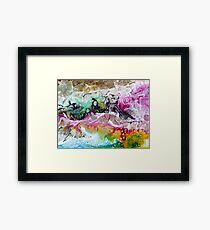 Color mix Framed Print