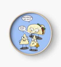 Whatcha taco bout- Funny food pun Clock