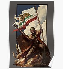 Fallout NCR Ranger Flag Fan Kunst Poster Poster