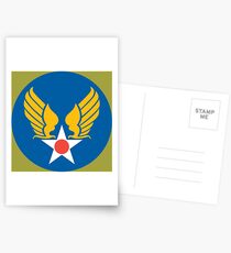 US Army Air Corps Hap Arnold Wings Postcards