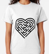 Heart maze Classic T-Shirt