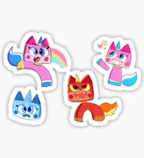 Unikitty-Aufkleber-Set Sticker