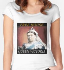 The Queen Vic Public House Women's Fitted Scoop T-Shirt
