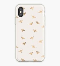 gold bees iPhone Case
