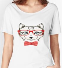 Cat Women's Relaxed Fit T-Shirt