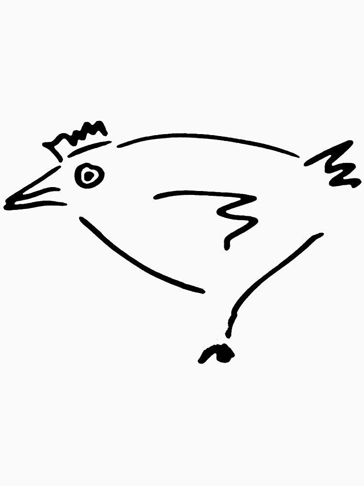 The Secret Chicken - Black by Etakeh
