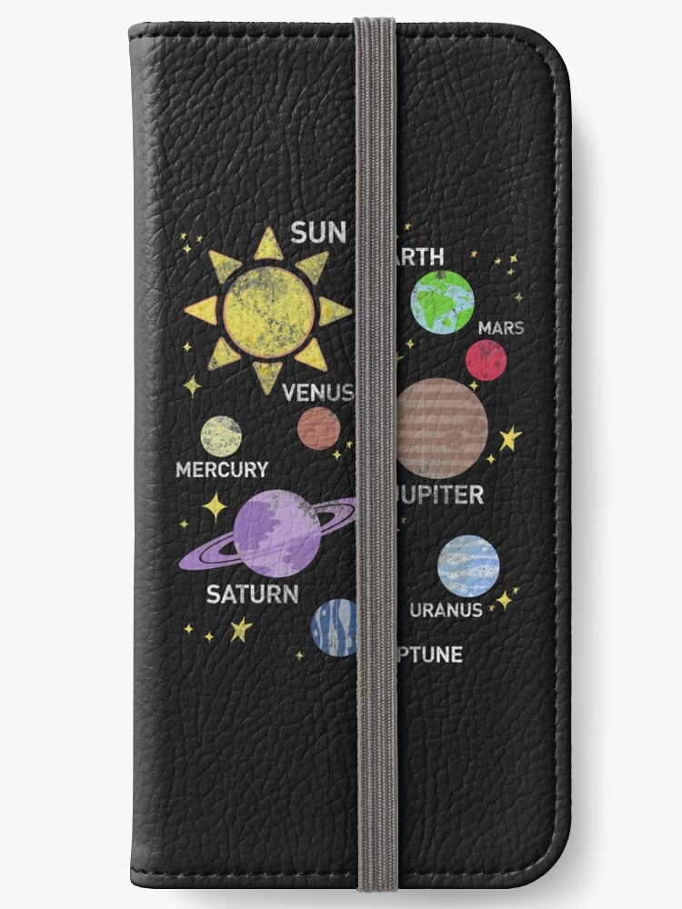 Womens Solar System Shirt Vintage Sun And Planets Star And Planet Outer Space All Planets Solar System Planetary System Heliocentric Iphone