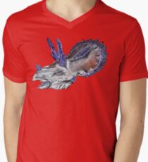 Triceratops Geode Men's V-Neck T-Shirt