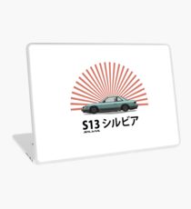 Nissan Silvia S13 - Aufgehende Sonne Laptop Folie