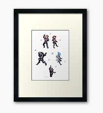 Mass Effect Dance Party Framed Print
