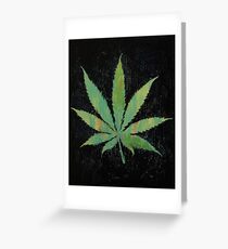 Pot Leaf Greeting Card