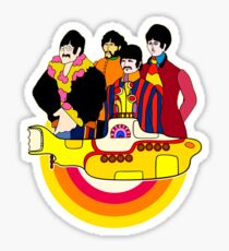Yellow Submarine - Pop Art Sticker
